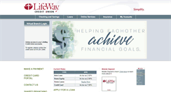 Desktop Screenshot of lifewaycu.org