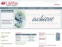 Tablet Screenshot of lifewaycu.org